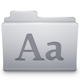 Fonts 3 Icon 256x256 png